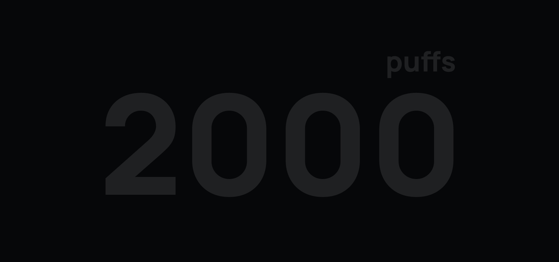 GORIN 2000 puffs
